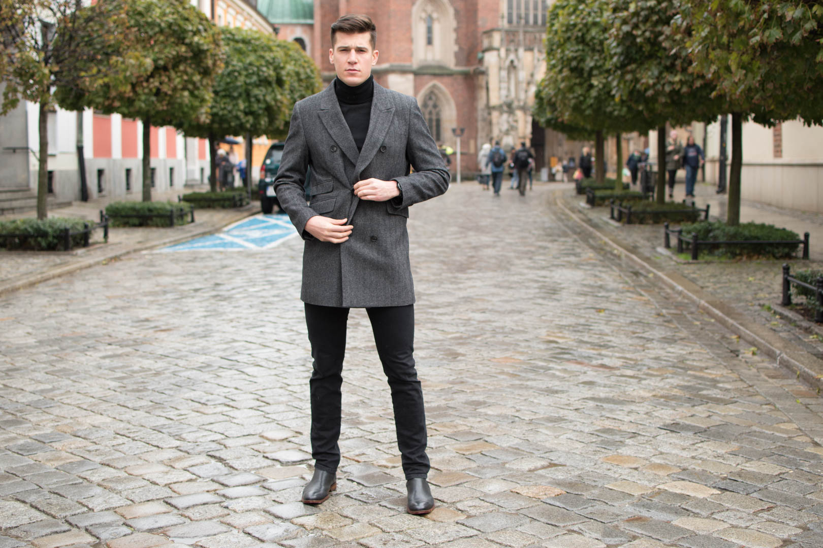 dwurzędowy płaszcz