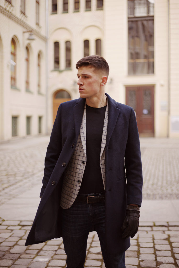 Checkered Men’s Blazer